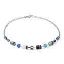 COEUR DE LION ketting 3040-20-1561 GeoCUBES Iconic Precious Chain silver-multicolor