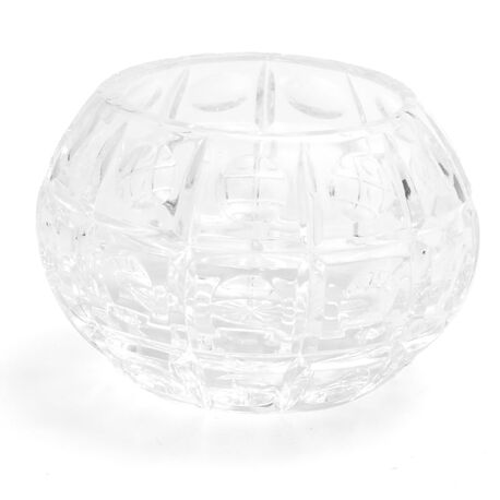 Transparant kristal geslepen waxinelichthouder van tatiana Faberge