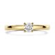 Solitaire ring goud met diamant 0,25 ct briljant geslepen