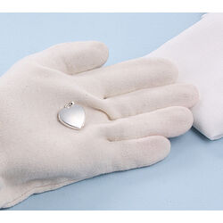 Zilveren medaillon hart voor 2 foto's