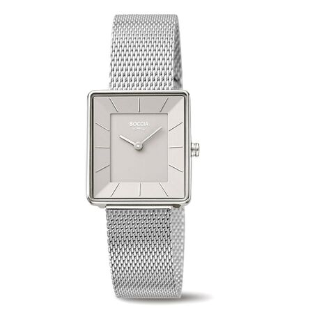 Boccia horloge 3351-05 titanium hypoallergeen