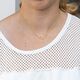 BOCCIA collier 08023-02 van het huidvriendelijke titanium met twee verbonden hartjes
