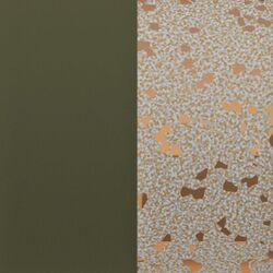 Les Georgettes inlay olijf festival voor de grote oorbellen an 43 mm