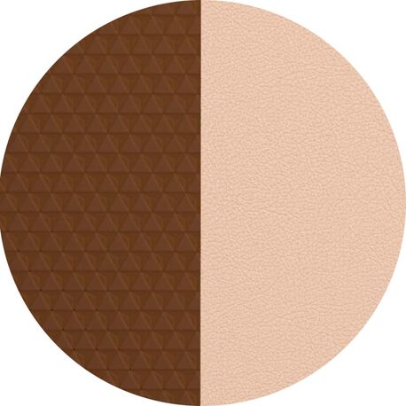 Les Georgettes 25 mm inlay bronze cubique white Peach voor in de hangers van 25 mm