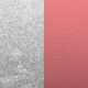 Les Georgettes 25 mm armbanden inlegleertje emir powdery pink