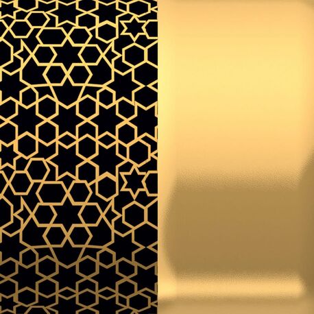 Les Georgettes 25 mm inlay medina noir champagne