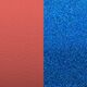 Les Georgettes 43 mm inlay sepia blue glitter voor in de oorbellen van 43 mm