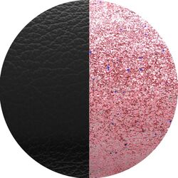 Les Georgettes 25 mm hanger zwarte kohl en oriental glitters