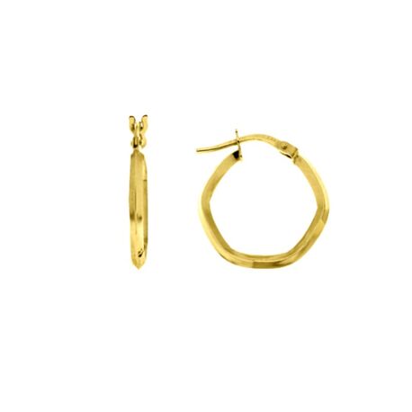 MY iMenso Gold creoli Hoop Triangle geschikt voor oorbedels