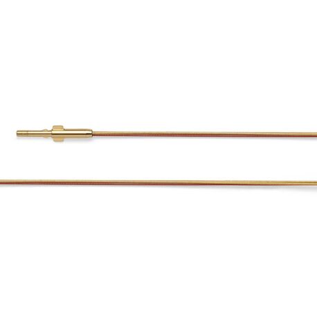 Bastian Inverun Tonda ketting rood en twee vergulde strengen met een draaglengte van 45 cm