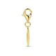 Gouden bedel ronde graveerhanger Home Collectie