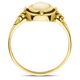 Vintage gouden ring opaal oxi