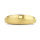 Gouden ring deels gematteerd en deels glad gepolijst uit de Zilver.nl Home Collection