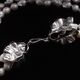 Dubbel zoetwater parelcollier met fantastische sluiting
