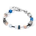 Coeur de Lion armband 4013-30-0756 GeoCUBE Iconic Capri Blue