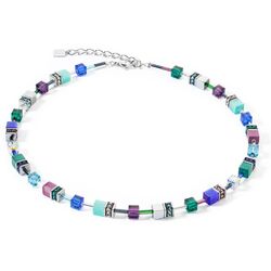 Coeur de Lion collier 2838-10-0608 GeoCUBE Iconic necklace turquoise lila