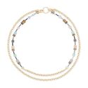 Coeur de Lion collier 3042-10-1576 GEOCUBE Iconic BOHO gold multicolor 