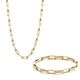 Geelgouden set met grote ankerschakels Home collectie