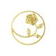 MY iMenso vergulde 33 mm cover One Rose Fairy 33-23211