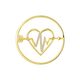 MY iMenso vergulde cover 33-23221 Heart & Arrow