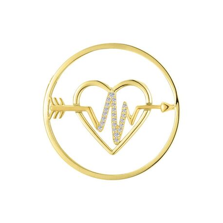 MY iMenso vergulde cover 33-23221 Heart & Arrow
