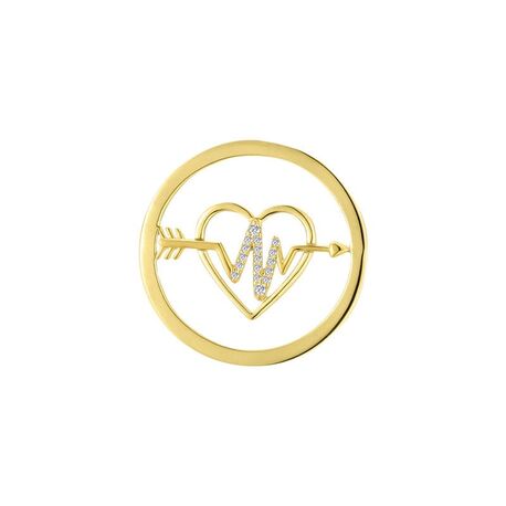 MY iMenso Heart & Arrow 24-23221 verguld zilver