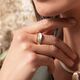 Bastian Inverun ring Statement Leaf
