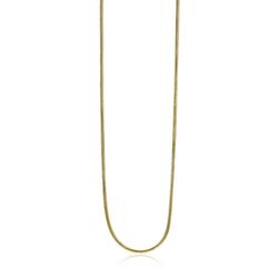 Zinzi verguld slangen collier 45 cm ZISL45g voor hangers