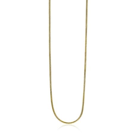 Zinzi verguld slangen collier 45 cm ZISL45g voor hangers