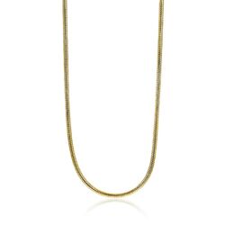 Zinzi verguld slangen collier 45 cm ZISL45g voor hangers