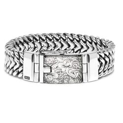 SILK Jewellery zilveren armband LIMITED BALI TRIBUTE 643BTR