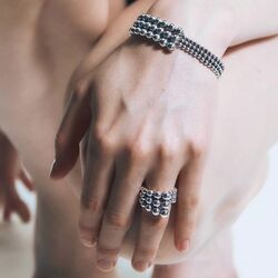 Georg Jensen Moonlight Grapes ring