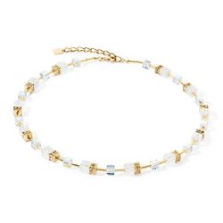 Coeur de Lion ketting 3018-10-1416 GeoCUBE Iconic Nature Gold White