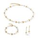 Coeur de Lion set 3018-1416 GeoCUBE Iconic Natrure gold white