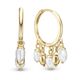 Christina Jewelry verguld zilveren oorringen Magic Pearls 670-G68