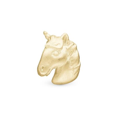 Christina verguld zilver bedel Unicorn 623-G331