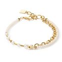 COEUR DE LION armband 1123-30-1416 Chain & Pearl Fever white gold