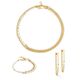 COEUR DE LION sieradenset 1123-1416 Chain & Pearl Fever white gold