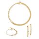 Coeur de Lion sieradenset Chain & Pearl Fever white gold 1123-1416 
