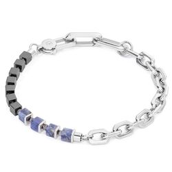 Coeur de Lion Unisex armband 0901-30-0700 Fusion Link Chain blue