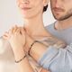 Coeur de Lion Unisex armband 0902-30-1300 met onyx