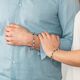 Coeur de Lion Unisex armband 0902-30-1400 met wit howliet