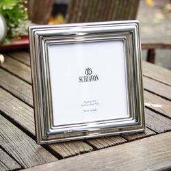 Schiavon vierkante zilveren fotolijst 13 x 13 cm