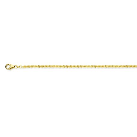 S685 Geelgouden collier in verschillende lengte maten