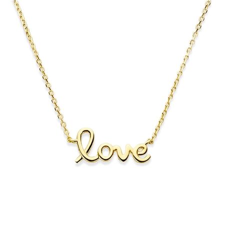 Gouden ketting LOVE letters