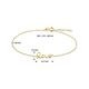 Gouden armband Love