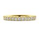 18 krt geelgouden ring met 0.50ct. H SI