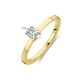 Gouden ring 18 krt met diamant van 0.30 ct