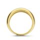Gladde geelgouden ring 5 mm breed