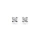 Witgouden oorstekers met 2x 0.05ct. H SI diaman